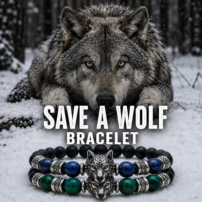 Save The Wolves Bracelet
