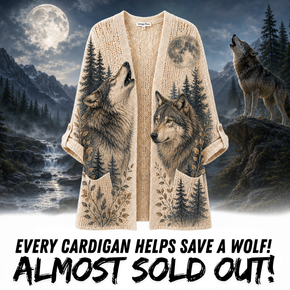 Women's Wolf Cardigan
