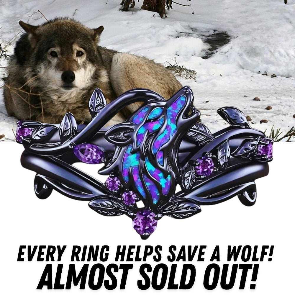 Save The Wolves Ring
