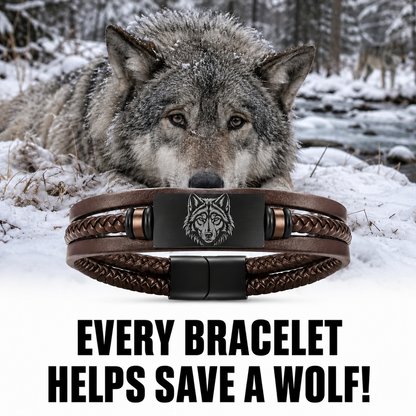 Save A Wolf Bracelet